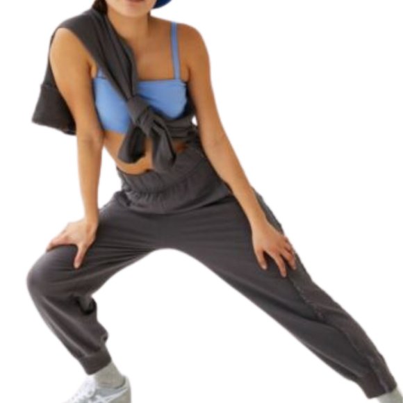 NEW Free People Where The Wind Blows High Rise Black Jogger Womens Size XS - Picture 3 of 16